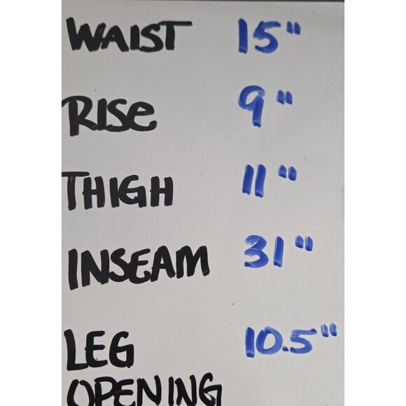 Y2k Womens Flare Jeans 8R Low Rise Dark Wash Bootcut Stretch Denim Casual Boho - Picture 9 of 11